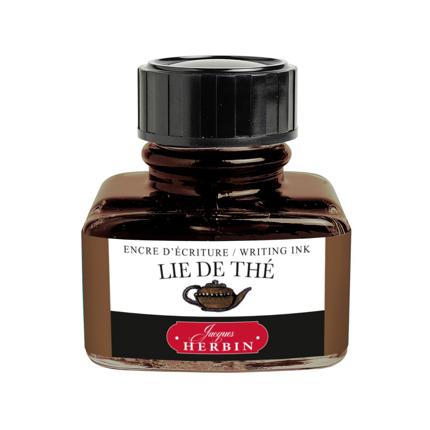 Flacon d'encre JACQUES HERBIN - Encre d'écriture - Lie de Thé (30ml) - 30 ml - 3188550130440