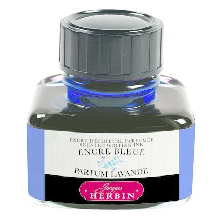 Flacon d'encre JACQUES HERBIN - Encre d'écriture parfumée - Parfum Lavande (30ml) - 30 ml - 3188550137104