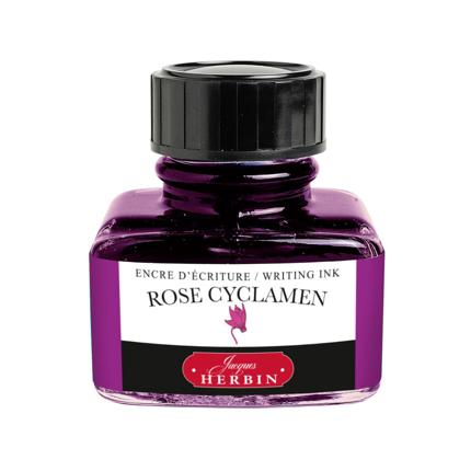 Flacon d'encre JACQUES HERBIN - Encre d'écriture - Rose Cyclamen (30ml) - 30 ml - 3188550130662