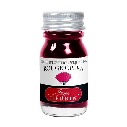 Flacon d'encre JACQUES HERBIN - Encre d'écriture - Rouge Opéra (10ml) - 10 ml - 3188550115683