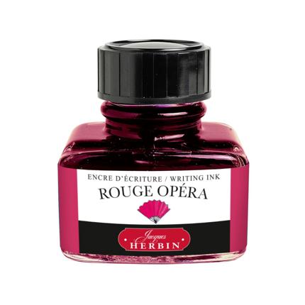 Flacon d'encre JACQUES HERBIN - Encre d'écriture - Rouge Opéra (30ml) - 30 ml - 3188550130686