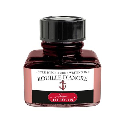 Flacon d'encre JACQUES HERBIN - Encre d'écriture - Rouille d’Ancre (30ml) - 30 ml - 3188550130587