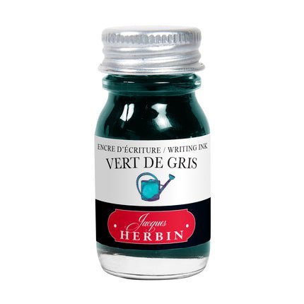 Flacon d'encre JACQUES HERBIN - Encre d'écriture - Vert de Gris (10ml) - 10 ml - 3188550115072