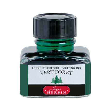 Flacon d'encre JACQUES HERBIN - Encre d'écriture - Vert Forêt (30ml) - 30 ml - 3188550130402