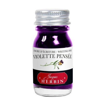 Flacon d'encre JACQUES HERBIN - Encre d'écriture - Violette Pensée (10ml) - 10 ml - 3188550115775