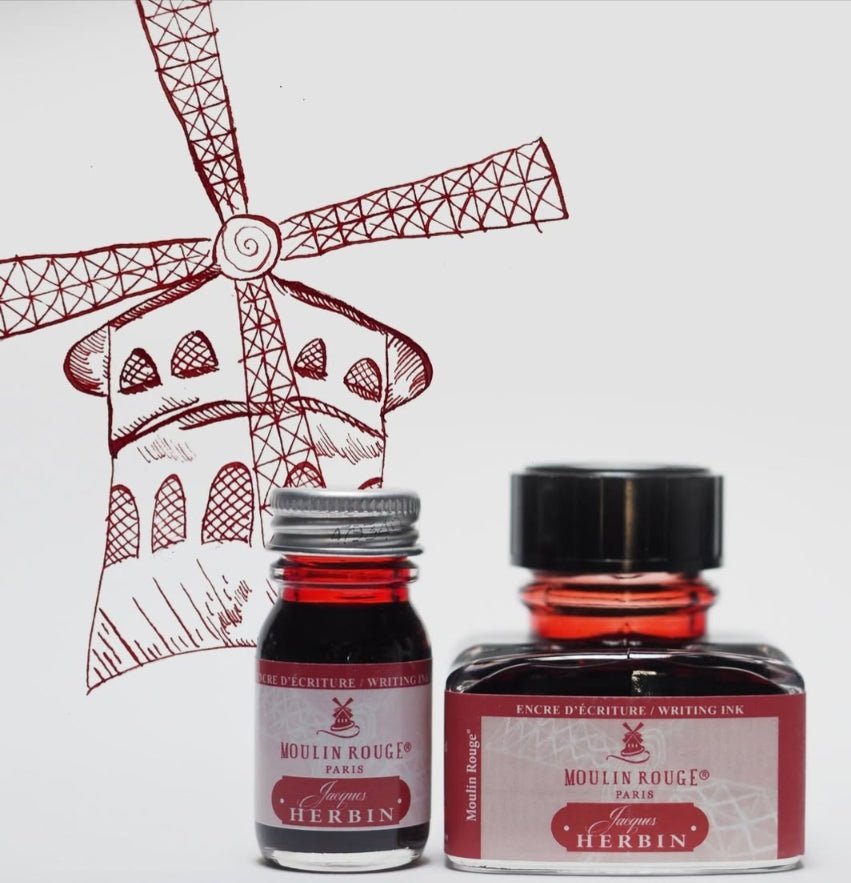 Flacon d'encre JACQUES HERBIN - Les Couleurs de Paris - Moulin Rouge (10ml) - 10 ml - 3188550118271