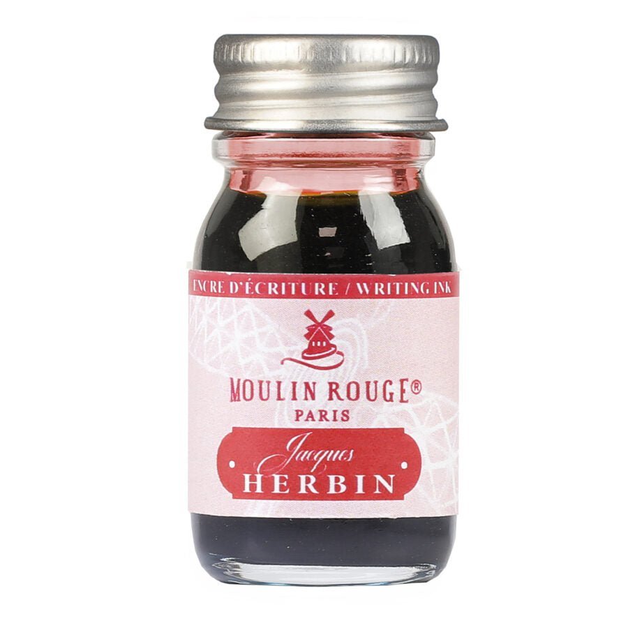 Flacon d'encre JACQUES HERBIN - Les Couleurs de Paris - Moulin Rouge (10ml) - 10 ml - 3188550118271