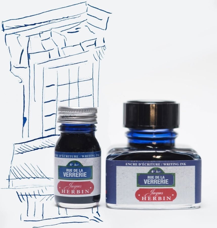 Flacon d'encre JACQUES HERBIN - Les Couleurs de Paris - Rue de la Verrerie (10ml) - 10 ml - 3188550118172