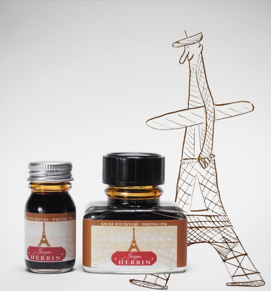 Flacon d'encre JACQUES HERBIN - Les Couleurs de Paris - Tour Eiffel (10ml) - 10 ml - 3188550118424