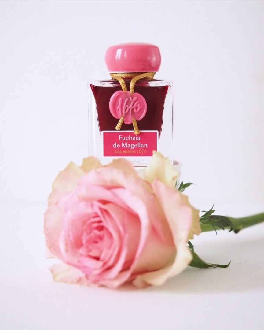 Flacon d'encre JACQUES HERBIN - Les Encres 1670 - Fuschia de Magellan - 50 ml - 3188555150634