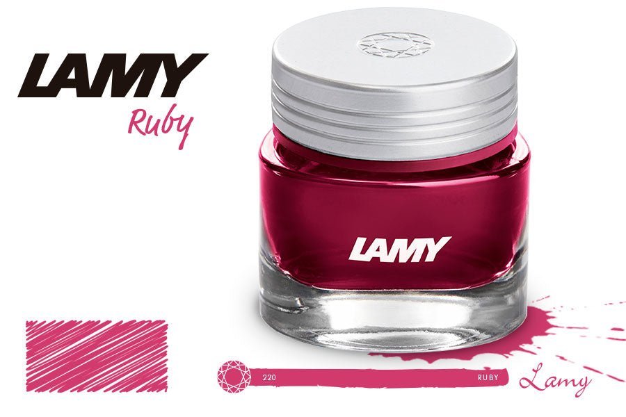 Flacon d'encre LAMY T53 Crystal Ink - Ruby - 30 ml - 4014519706779