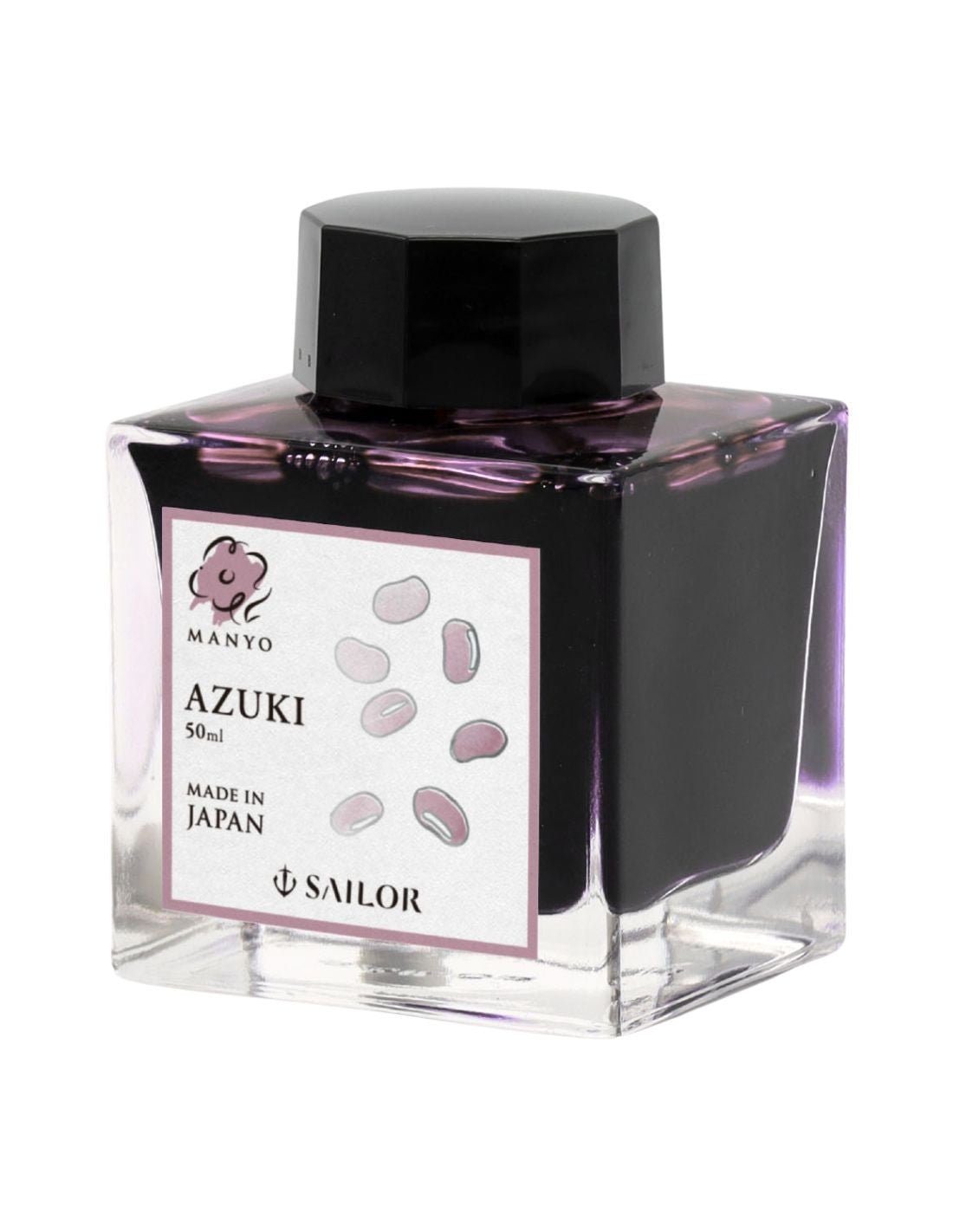 Flacon d'encre SAILOR Manyo - Azuki - 50 ml - 4901680198291