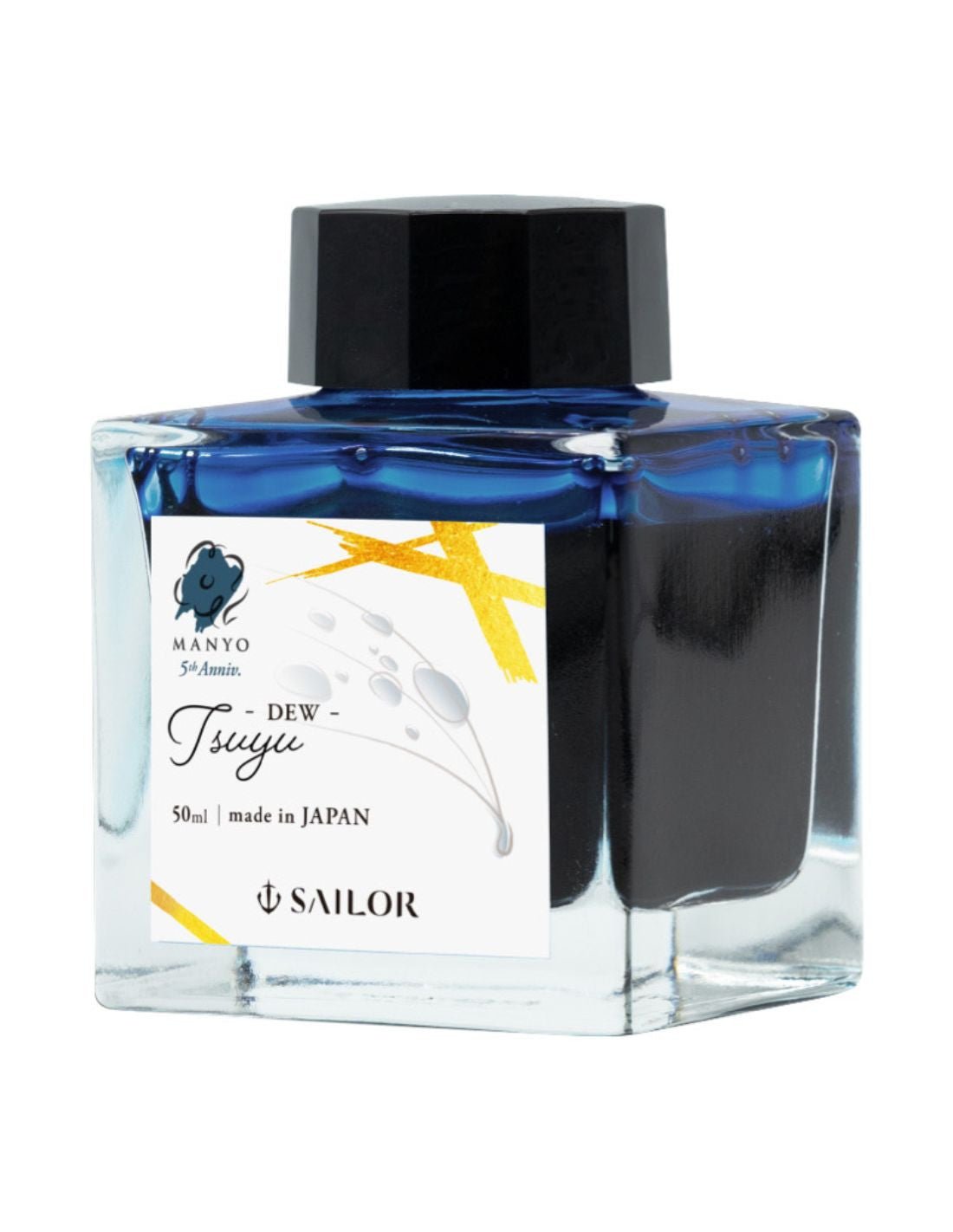 Flacon d'encre SAILOR Manyo Édition 5ème Anniversaire - Tsuyu - 50 ml - 4901680197928