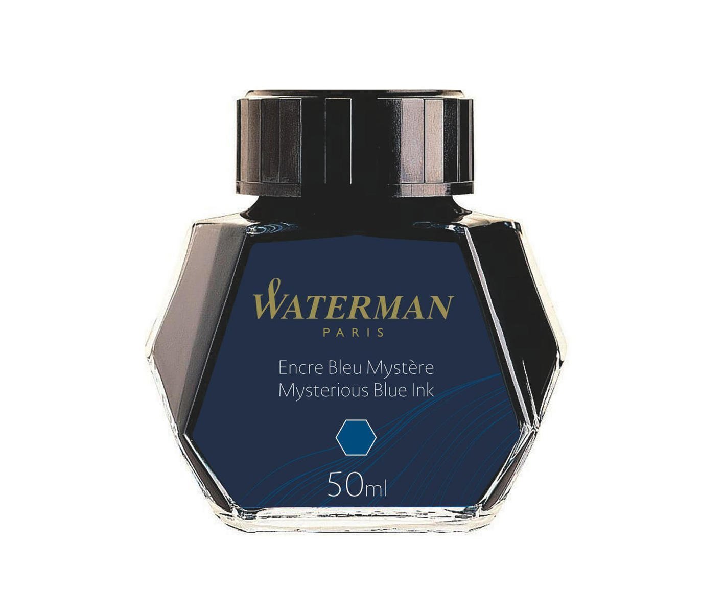 Flacon d'encre WATERMAN - Bleu Mystère - 50 ml - 3034325106694