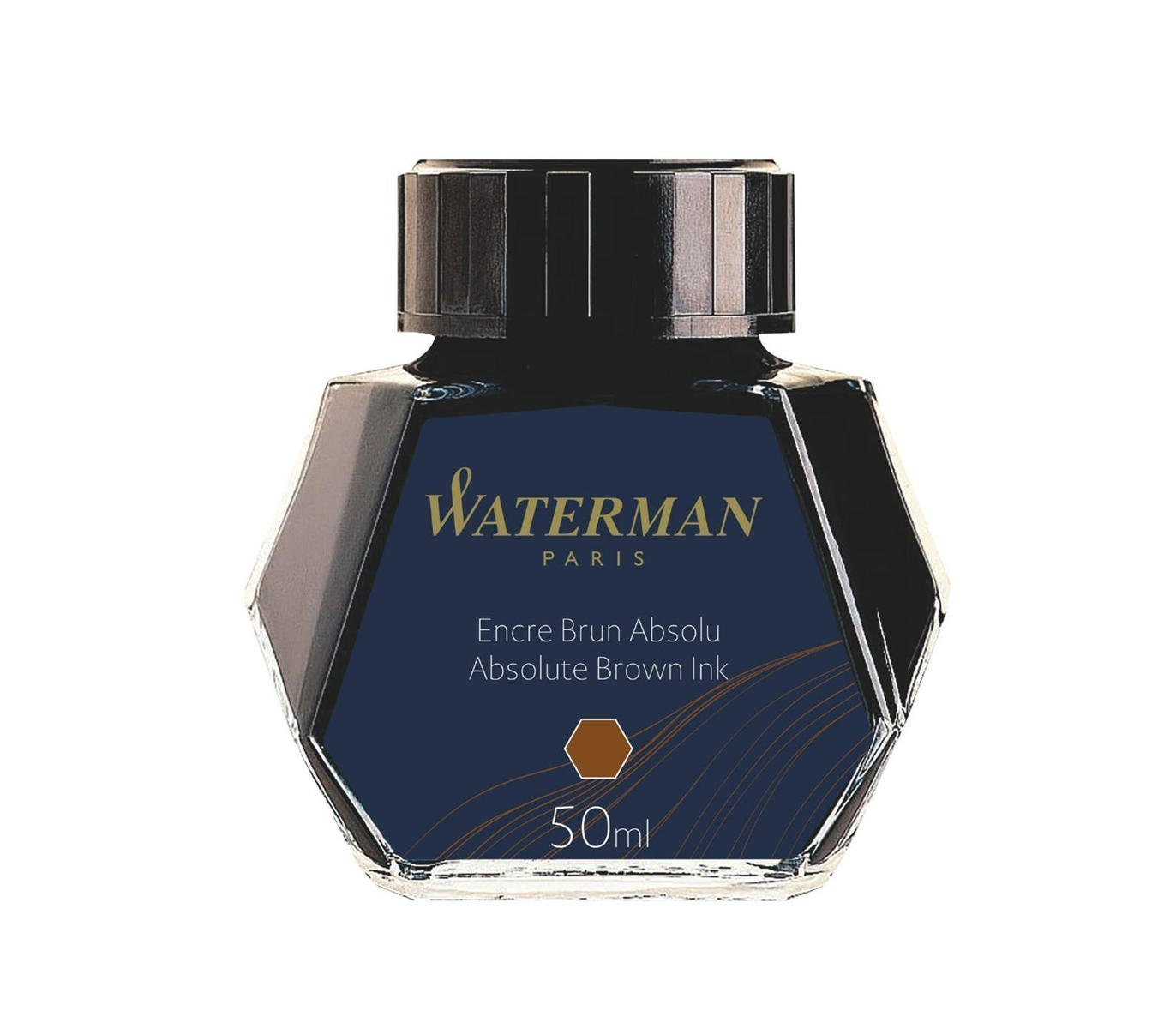 Flacon d'encre WATERMAN - Brun Absolu - 50 ml - 3034325106892