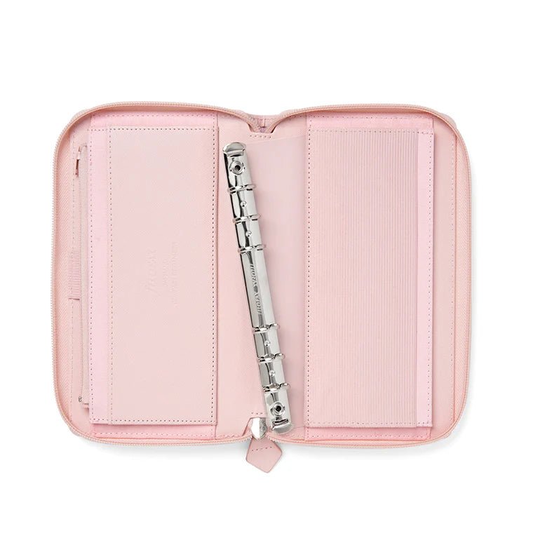 Organiseur FILOFAX Saffiano Zip - Personal Compact - Blush - -