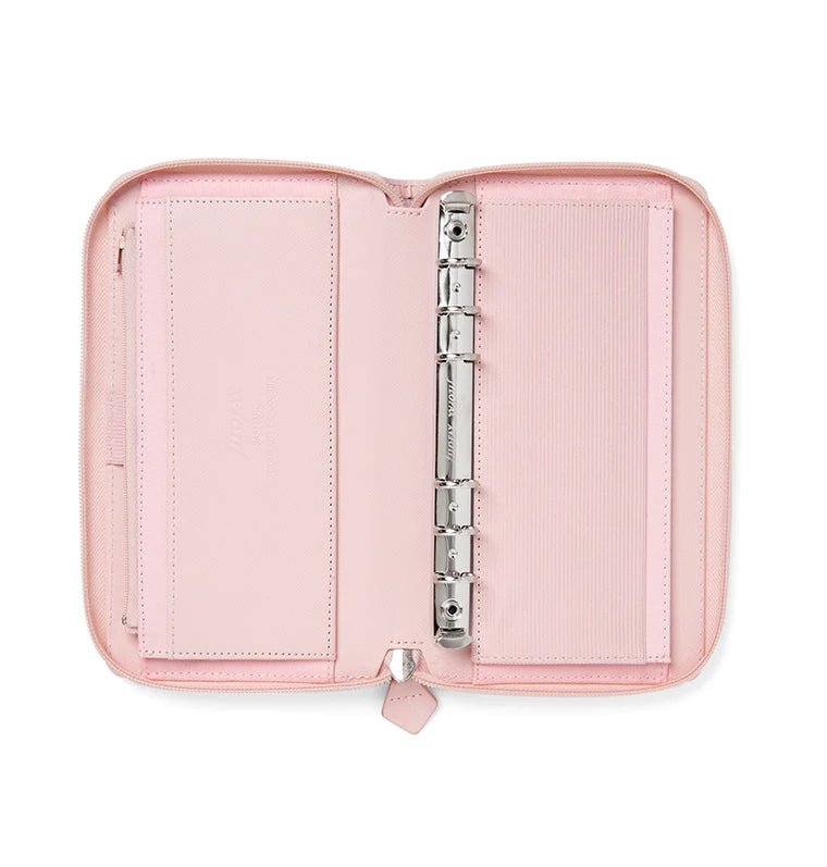 Organiseur FILOFAX Saffiano Zip - Personal Compact - Blush - -