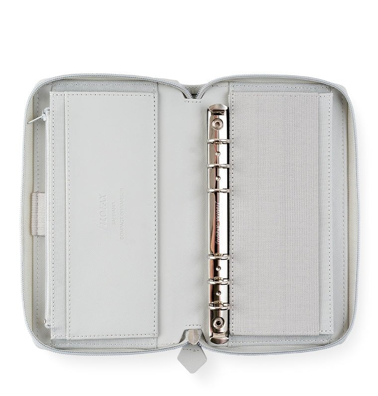 Organiseur FILOFAX Saffiano Zip - Personal Compact - Granite - -