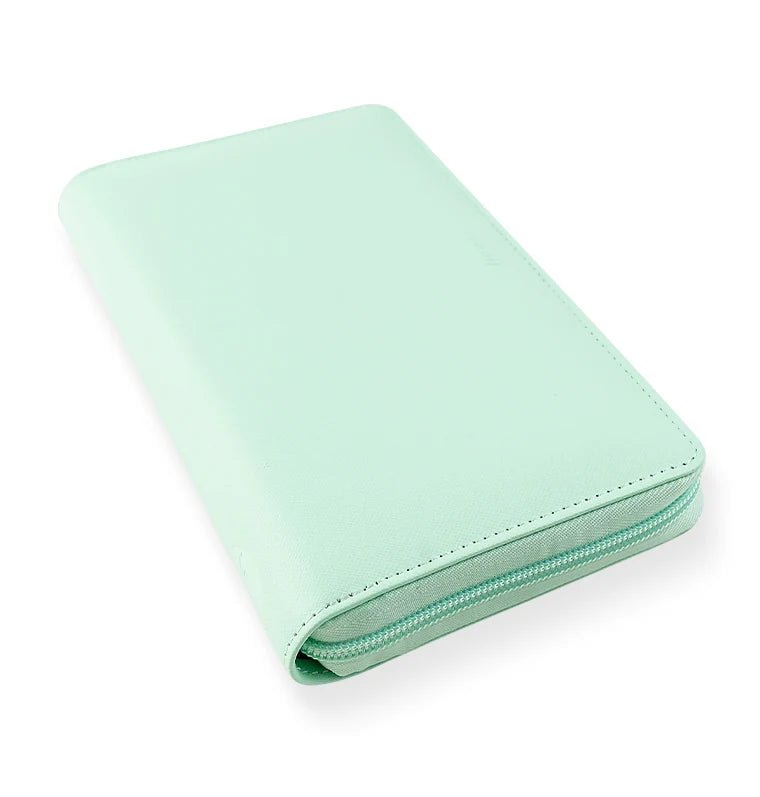 Organiseur FILOFAX Saffiano Zip - Personal Compact - Neo Mint - -