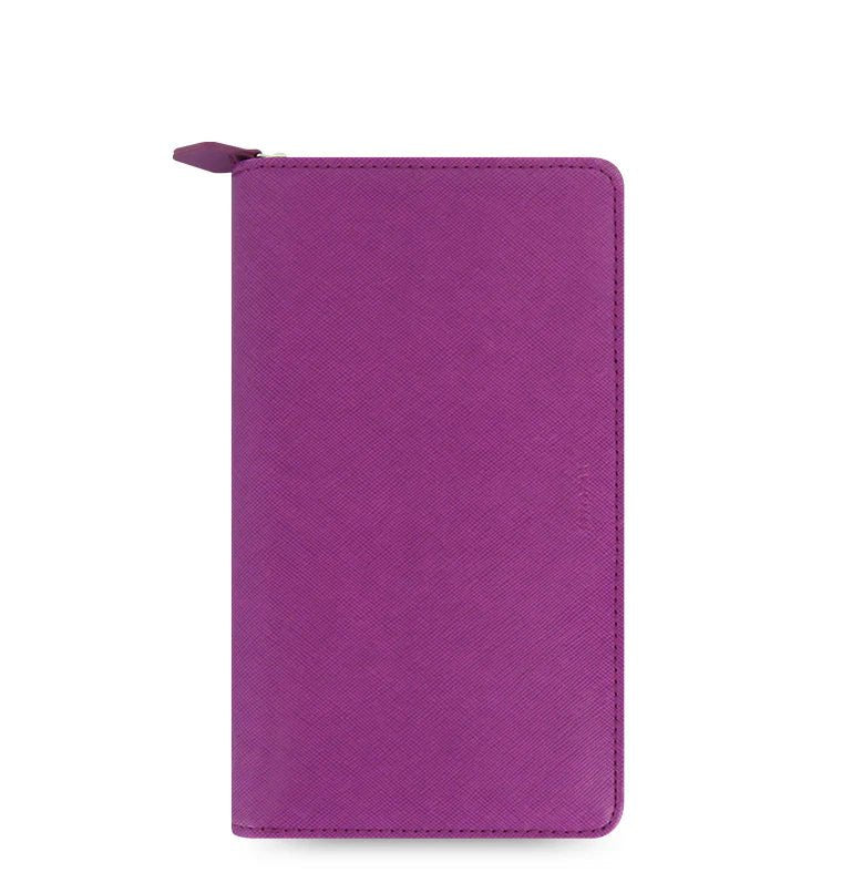 Organiseur FILOFAX Saffiano Zip - Personal Compact - Raspberry - -