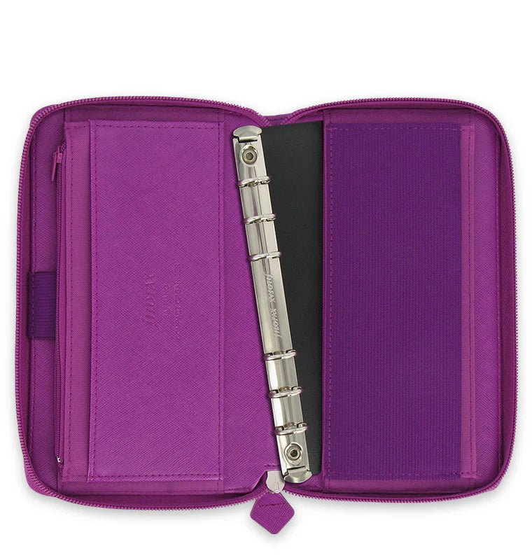 Organiseur FILOFAX Saffiano Zip - Personal Compact - Raspberry - -