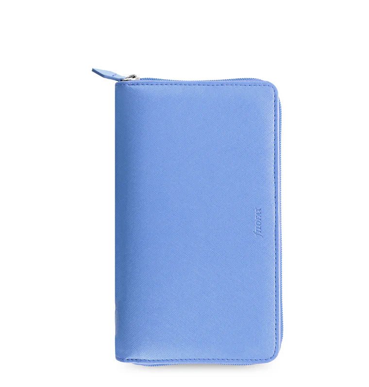 Organiseur FILOFAX Saffiano Zip - Personal Compact - Vista Blue - -