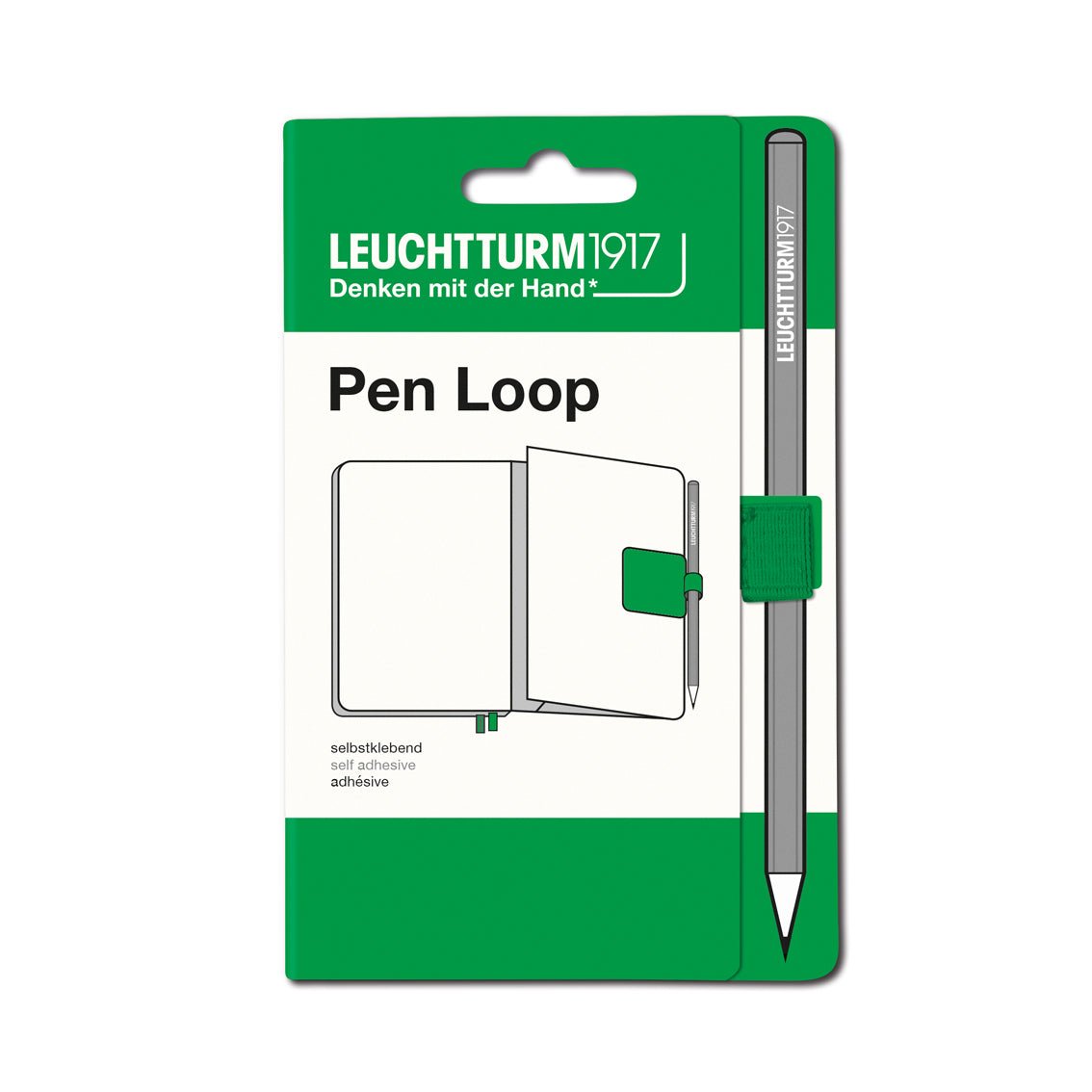 Passant autocollant LEUCHTTURM1917 Pen Loop - Spring Leaf - 4004117661662