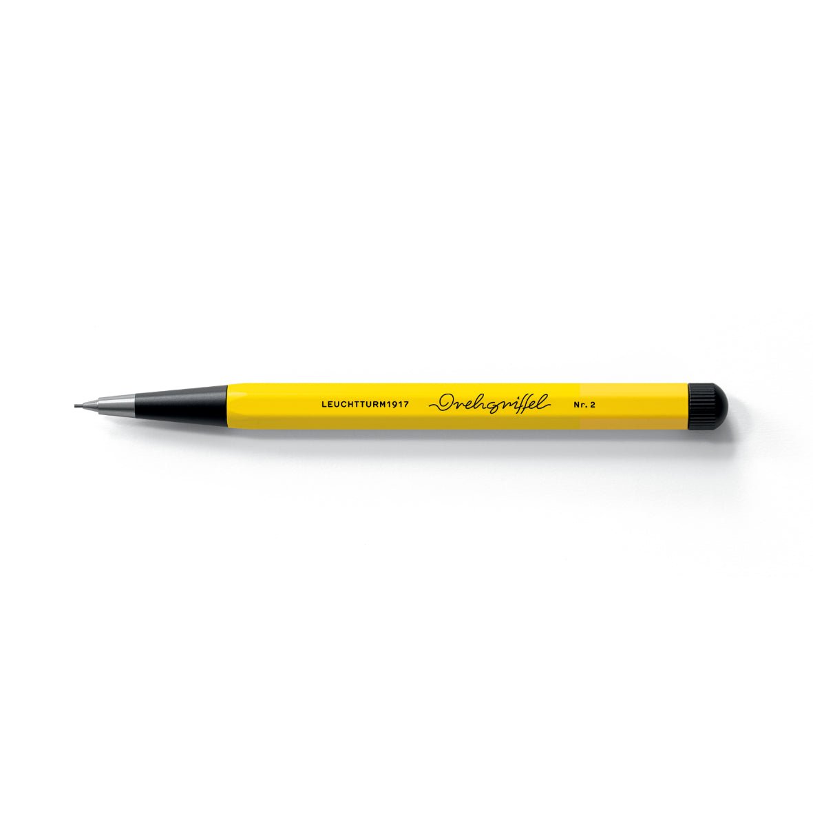 Porte - mine LEUCHTTURM1917 Drehgriffel Bauhaus Édition - 0.7 - Lemon / Black - 