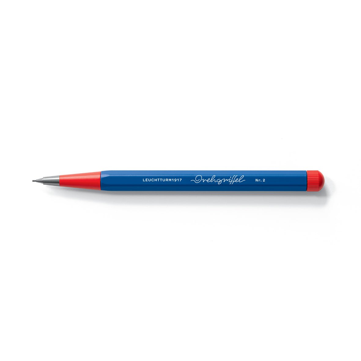 Porte - mine LEUCHTTURM1917 Drehgriffel Bauhaus Édition - 0.7 - Royal Blue / Red - 