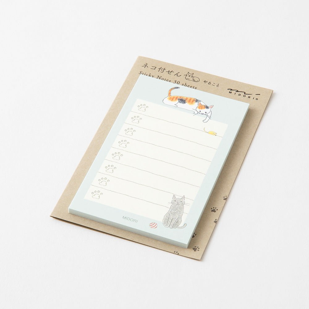 Post - it MIDORI To - Do List - Chat bleu - 4902805190930