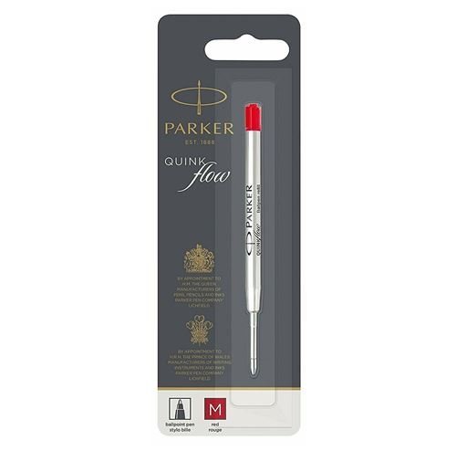 Recharge stylo bille PARKER - Medium (M) - Rouge - 3501179503707