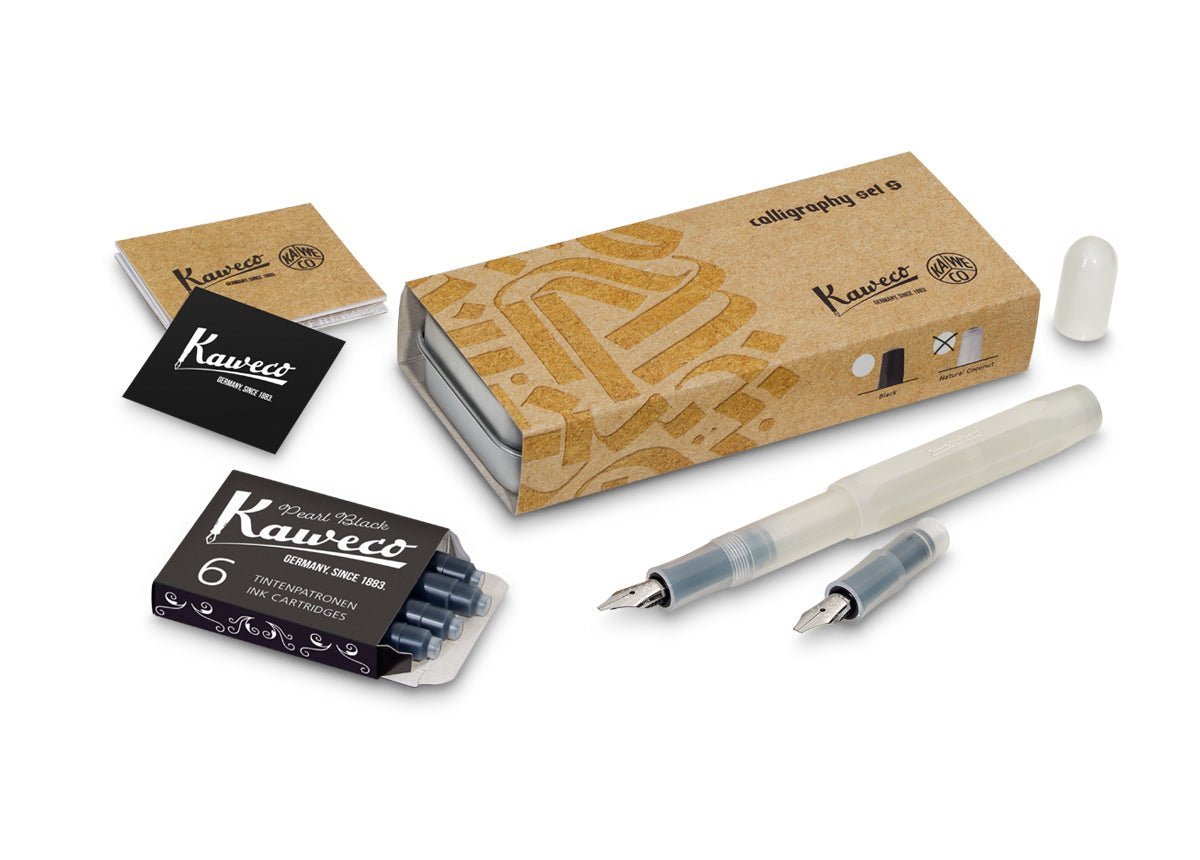 Set de calligraphie KAWECO Sport "S" - Natural Coconut - 1.5/2.3 - 4250278615093