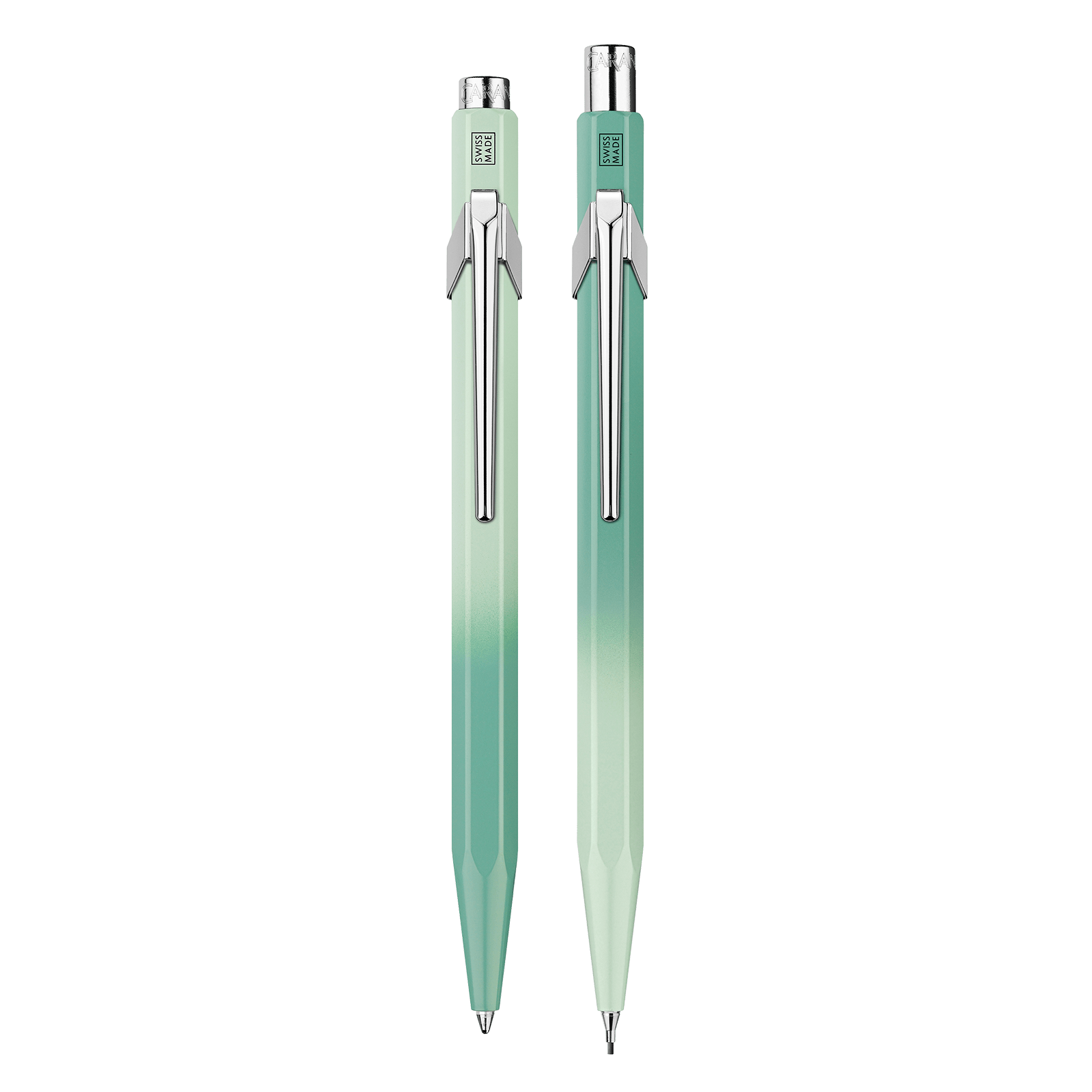 Set stylo bille + porte - mine CARAN D'ACHE 849 Misty Forest Édition Spéciale - 