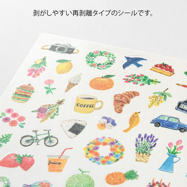 Stickers repositionnables MIDORI Yuru Log - Motifs - 4902805826785