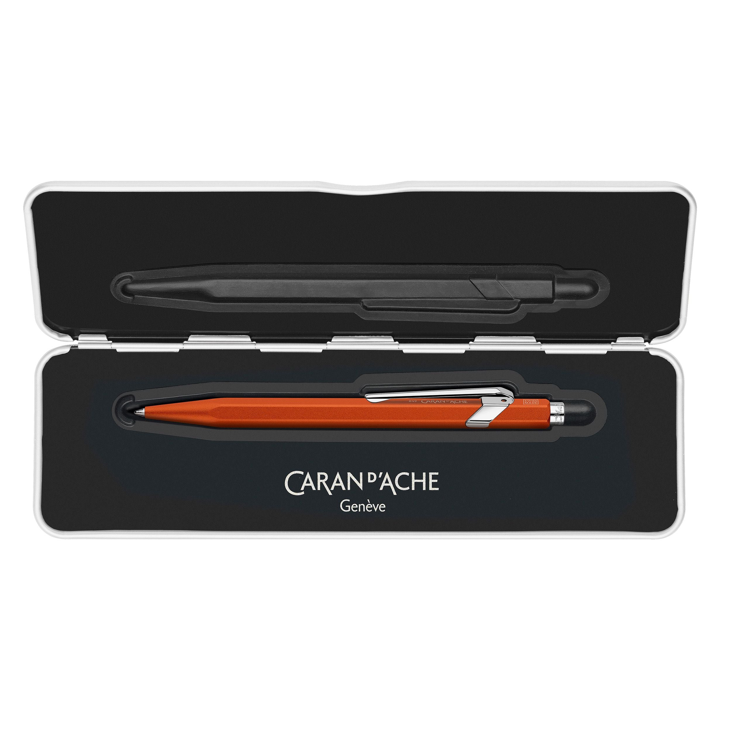 Stylo bille CARAN D'ACHE 849 Colormat - X - Orange - 7630002352123