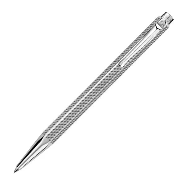 Stylo bille CARAN D'ACHE Ecridor Cubrik Platiné - 