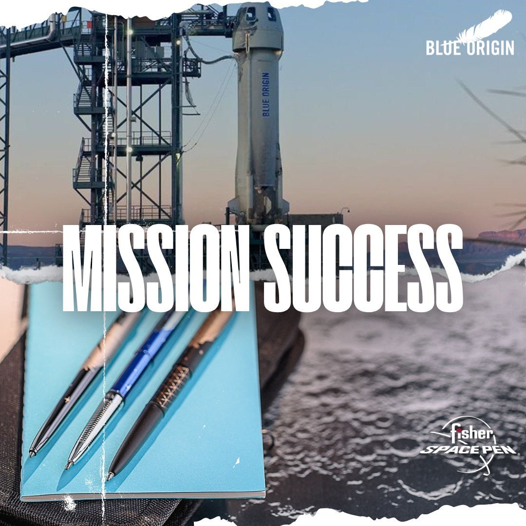 Stylo bille FISHER SPACE PEN Bullet Blue Origin - Medium (M) - Bleu - 