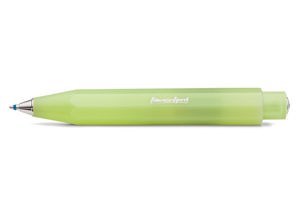 Stylo bille KAWECO Frosted Sport - Fine Lime - 4250278617790