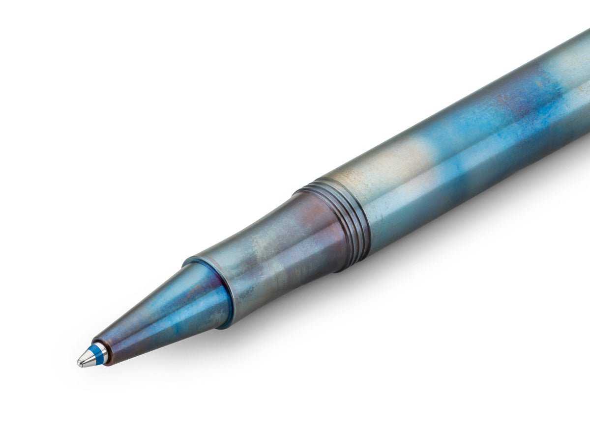 Stylo bille KAWECO Liliput avec capuchon - Fireblue - 4250278623890