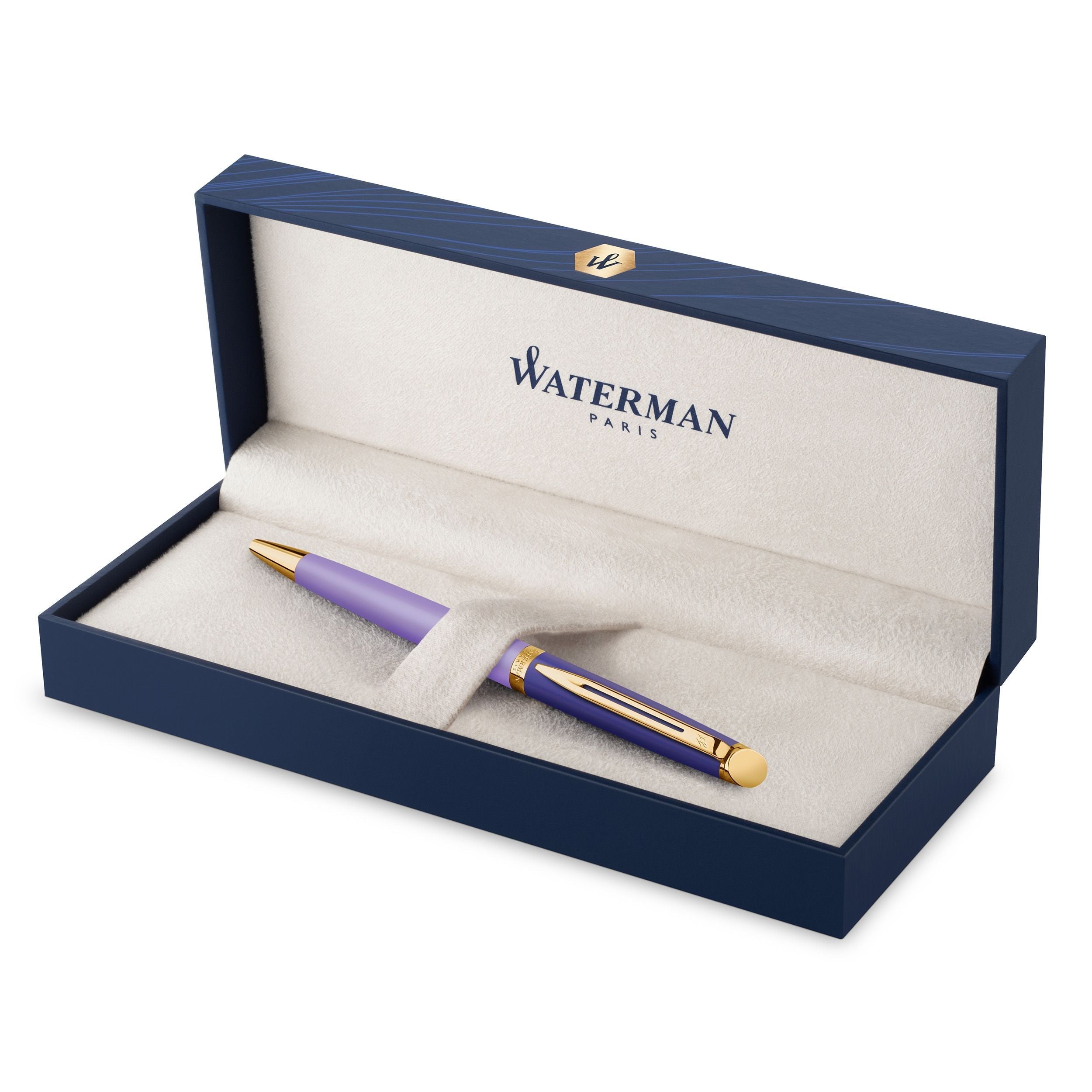 Stylo bille WATERMAN Hémisphère Colour Blocking - Violet GT - 3026981799235