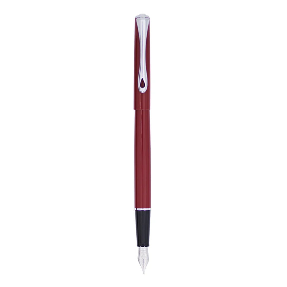 Stylo plume DIPLOMAT Traveller - Fine (F) - Dark red - 4009746016289