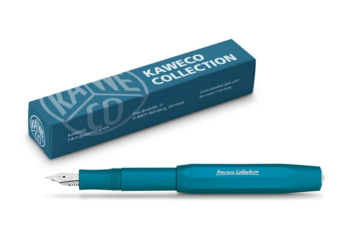 Stylo plume KAWECO Collection Cyan - Extra - fine (EF) - Cyan - 4251734918970