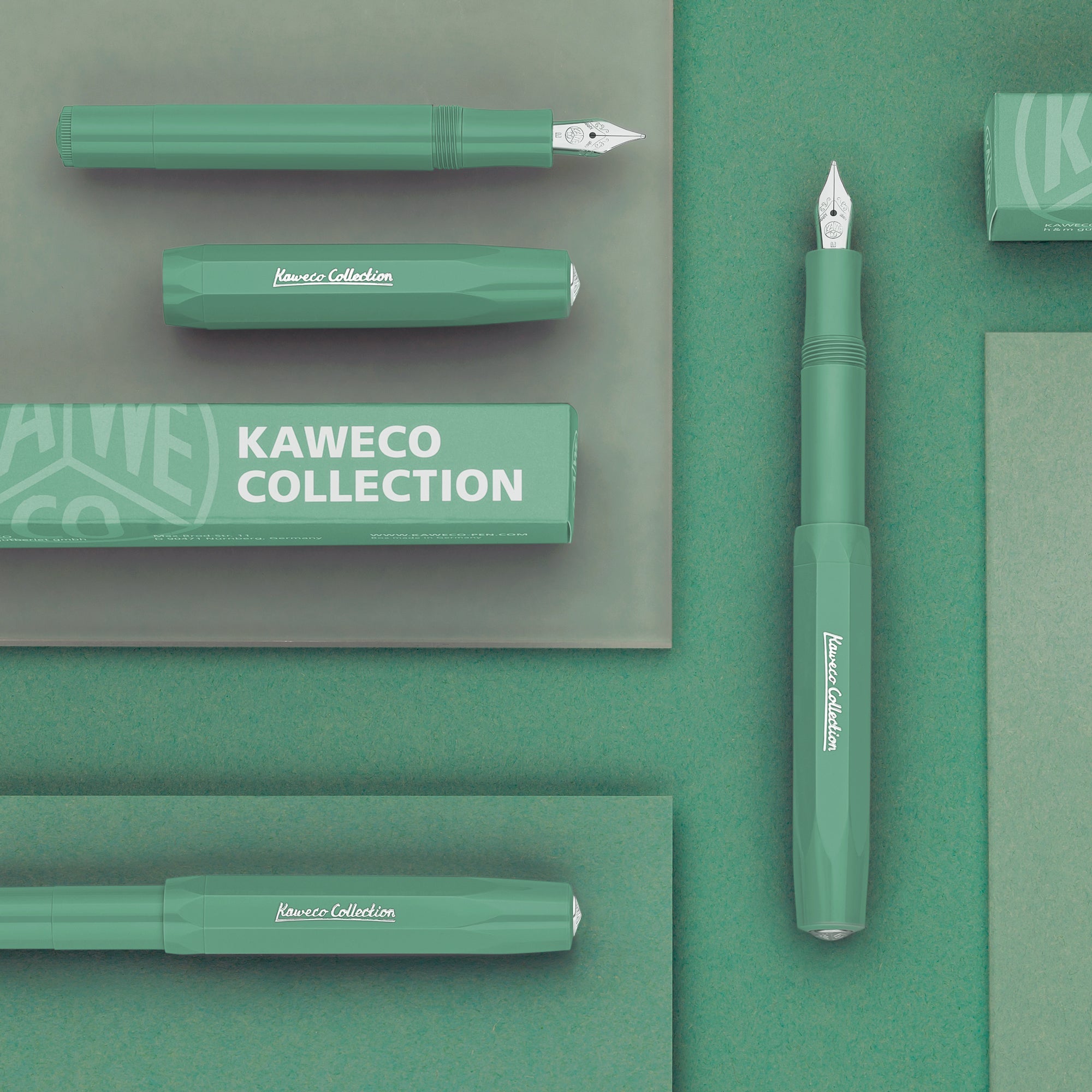 Stylo plume KAWECO Collection Smooth Sage - Extra - fine (EF) - Smooth Sage - 4251734921260