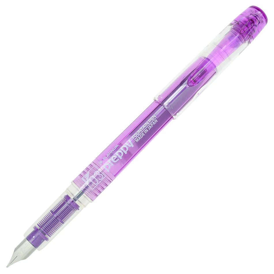 Stylo plume PLATINUM Preppy - Violet - Fine (F) - 4977114112959