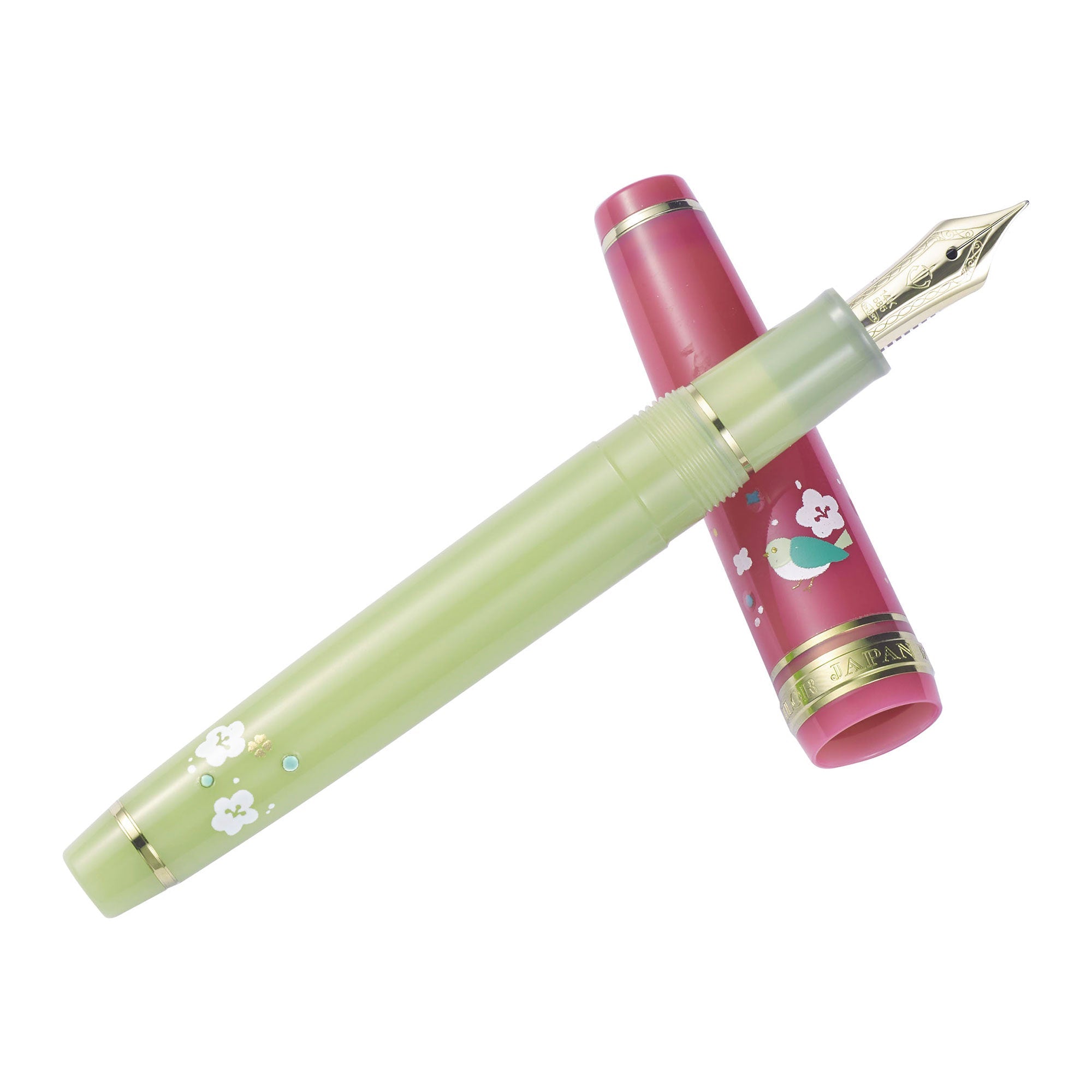 Stylo plume SAILOR Pro Gear Slim Princess Raden - Uguisu - Fine (F) - 4901680172604