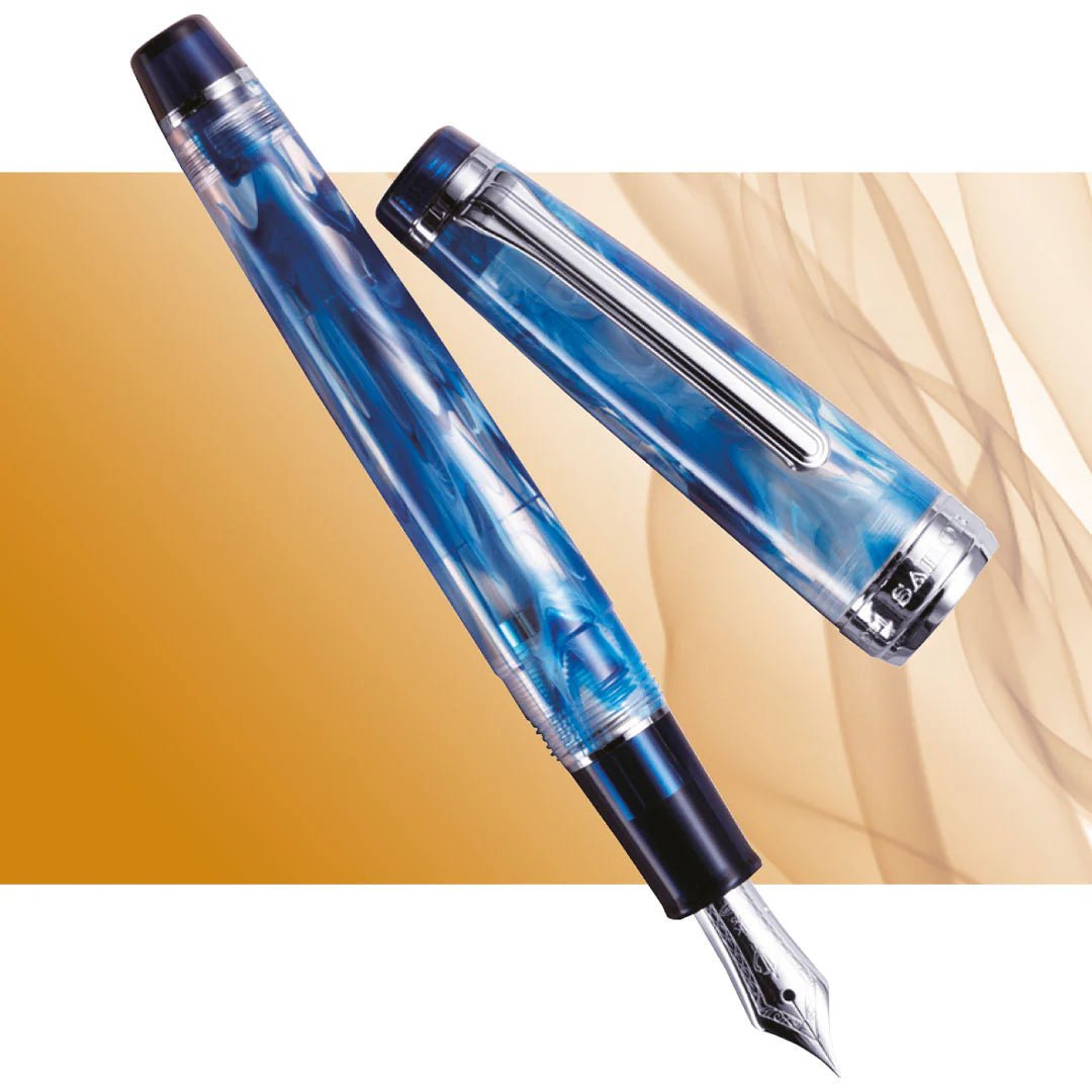 Stylo plume SAILOR Pro Gear Slim Veilio 3rd Edition - Blue - Extra - fine (EF) - 4901680175858