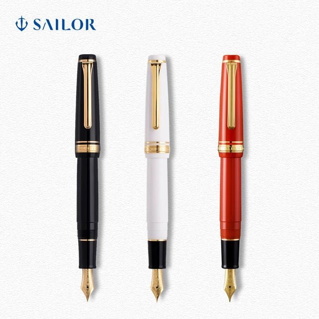 Stylo plume SAILOR Pro Gear Slim - White GT - Extra - fine (EF) - 4901680130734