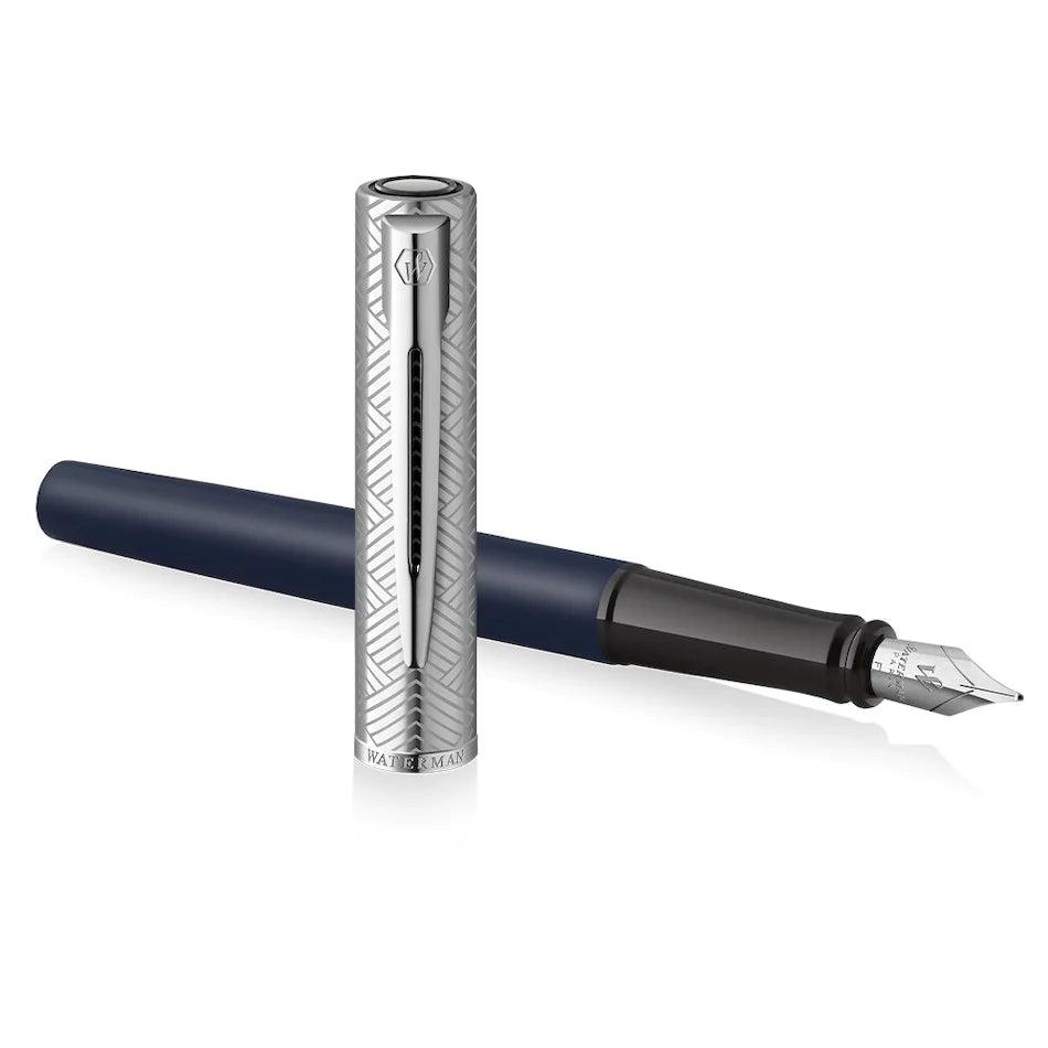 Stylo plume WATERMAN Allure Deluxe - Laqué Bleu - Fine (F) - 3026981744693