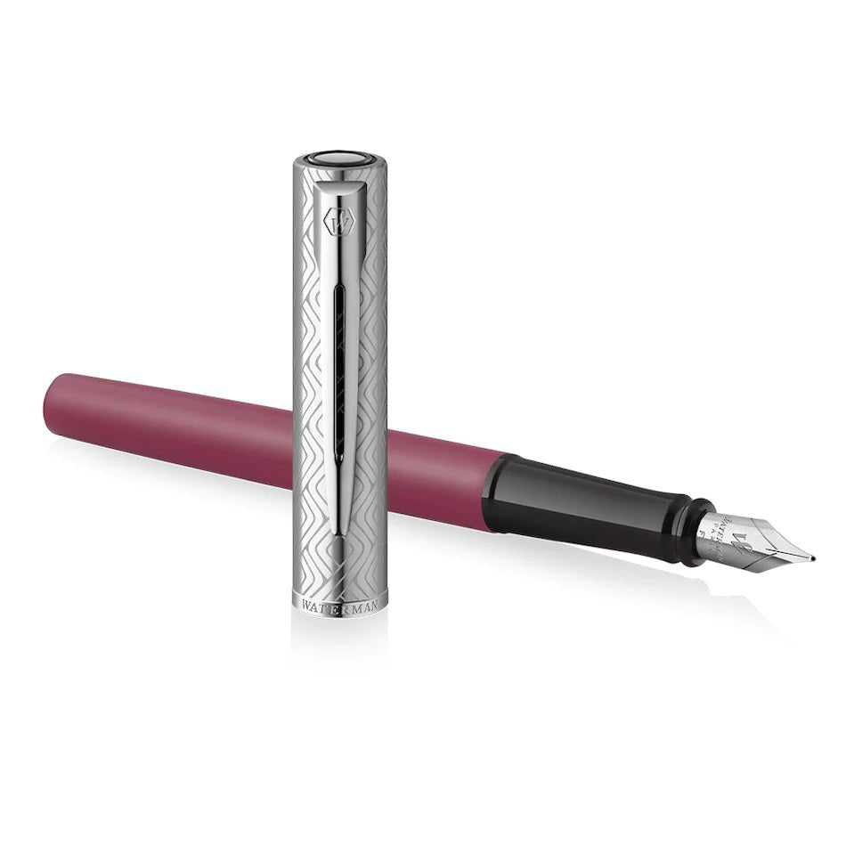 Stylo plume WATERMAN Allure Deluxe - Laqué Rouge - Fine (F) - 3026981744709