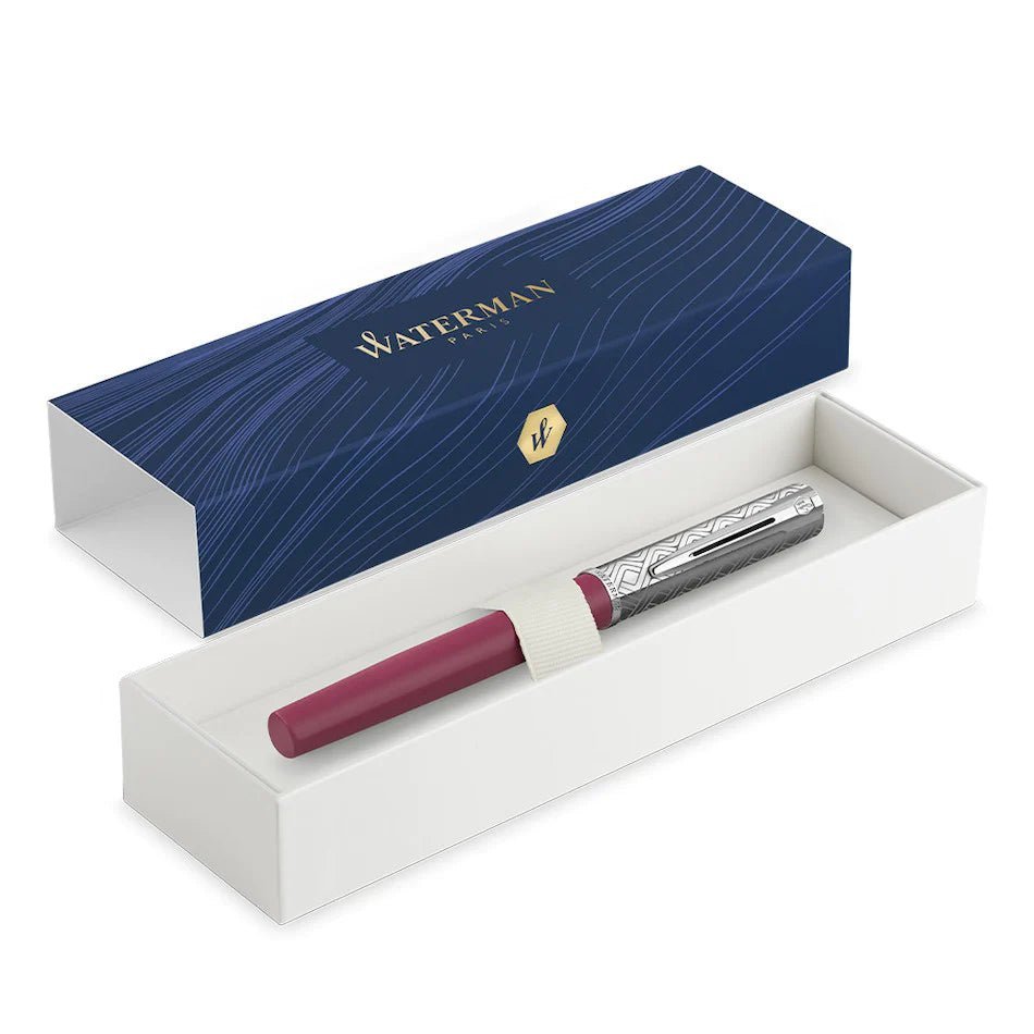 Stylo plume WATERMAN Allure Deluxe - Laqué Rouge - Fine (F) - 3026981744709